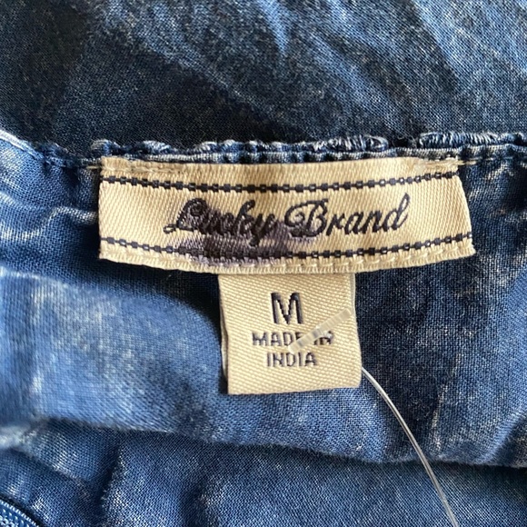 Lucky Brand Schiffly Bib Dress - Picture 7 of 8